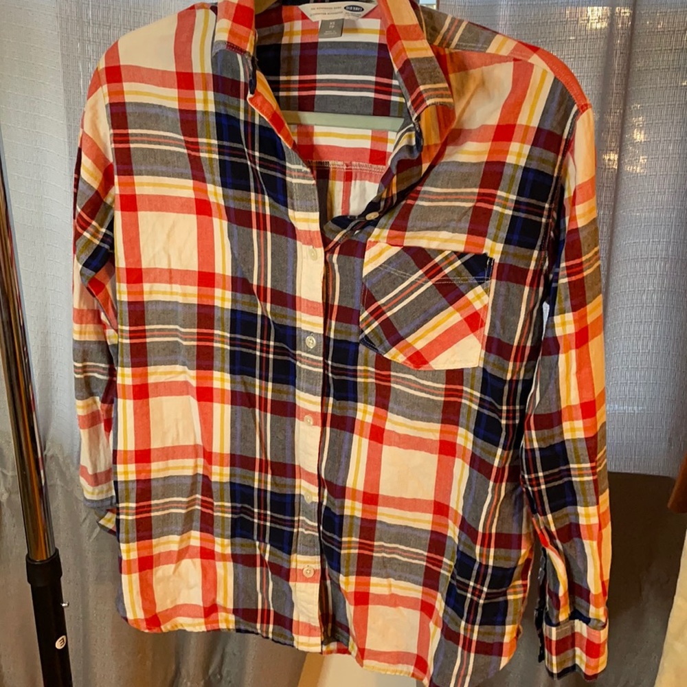 Multicolored flannel